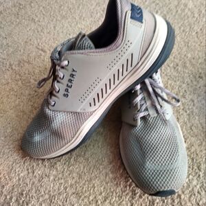 Men’s Sperry STS19067 H20 Gray Navy Water Casual Lace Up Shoes Sneaker Size 11